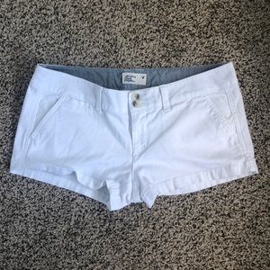 American Eagle White Jean Shorts